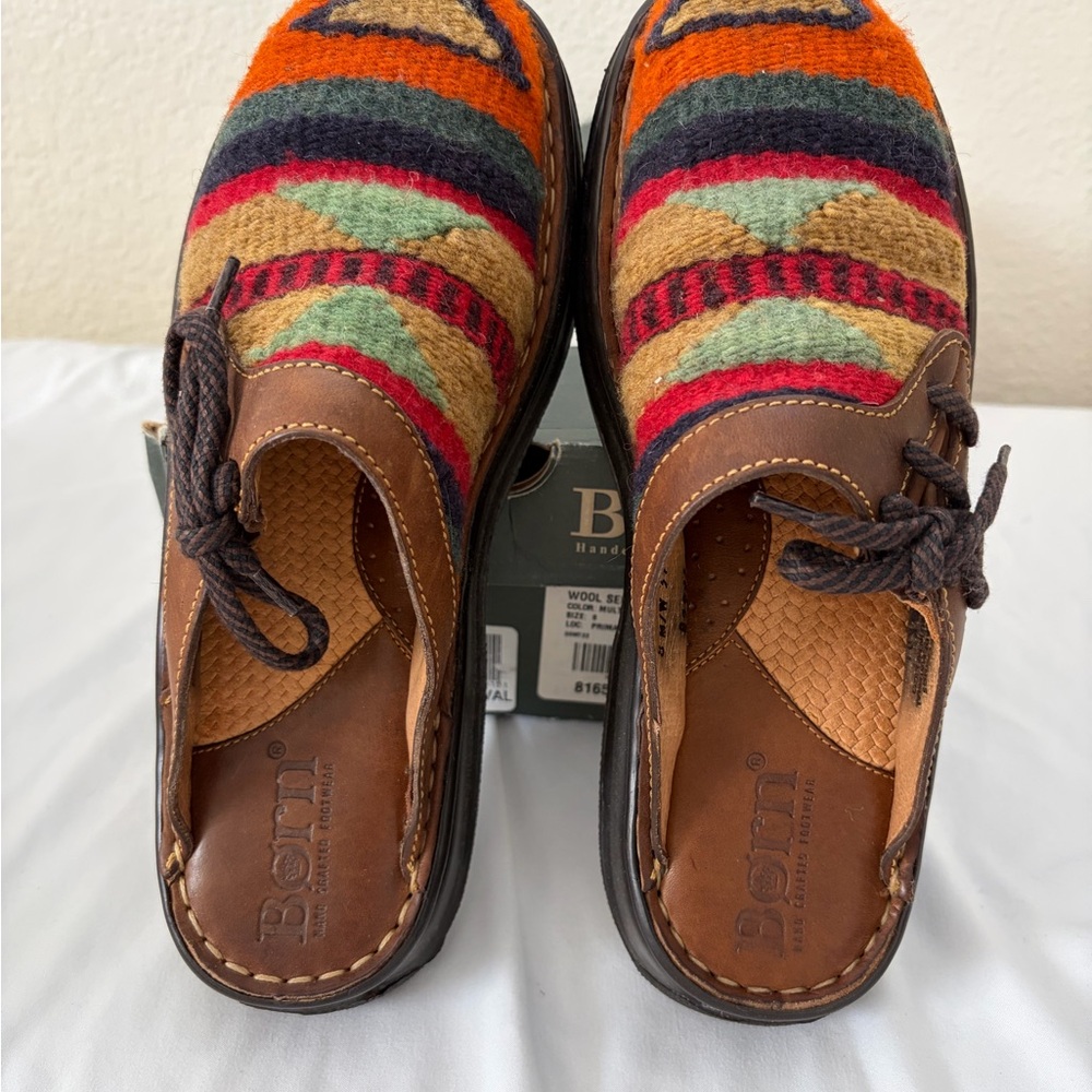Born Colorful Wool Slip-On Loafers